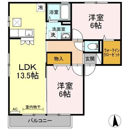 セントラルスクエア　S棟の物件間取画像